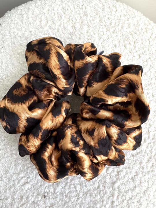 Satynowa gumka do włosów – PANTERA maxi