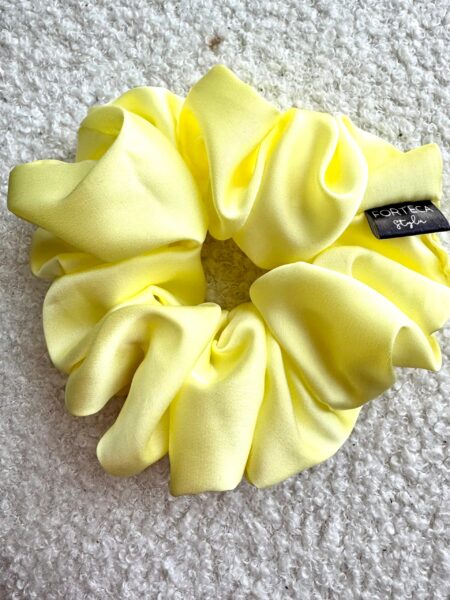 Satynowa gumka do włosów – LIMONCELLO medium