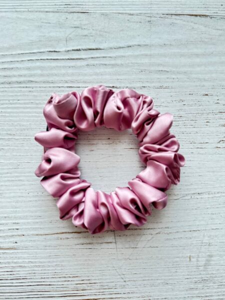 Satynowa gumka do włosów – PUDER mini