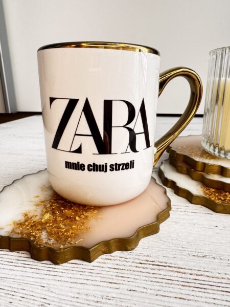 Kubek ZARA „mnie ch*j strzeli” – idealny prezent z humorem