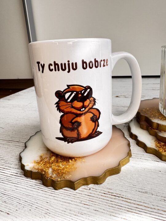 kubek z bobrem