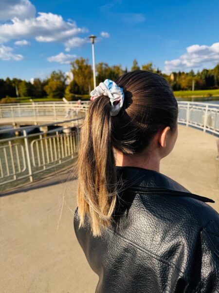 Satynowa gumka do włosów – HEAVEN medium