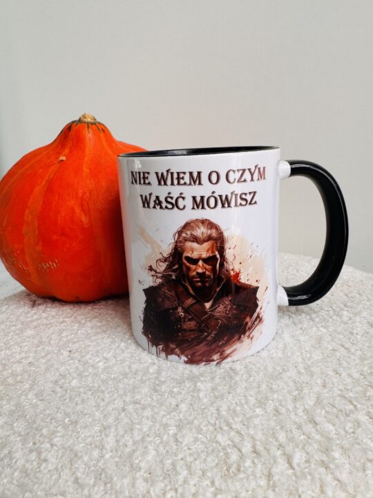☕ Kubek Wiedźmin „Nie wiem o czym waść mówisz”