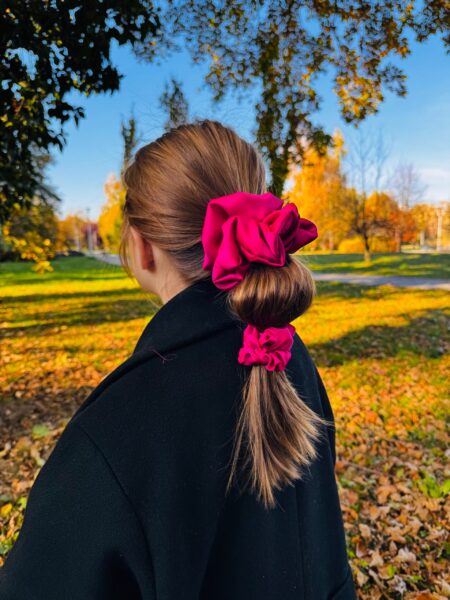 Satynowa gumka do włosów – MAGNETA medium