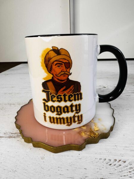 Kubek jestem bogaty i umyty