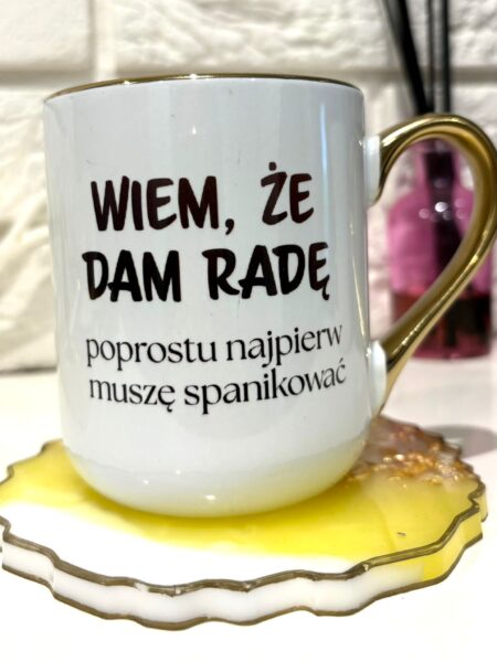 Kubek wiem że dam radę po prostu najpierw muszę spanikować