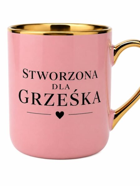 Różowy kubek